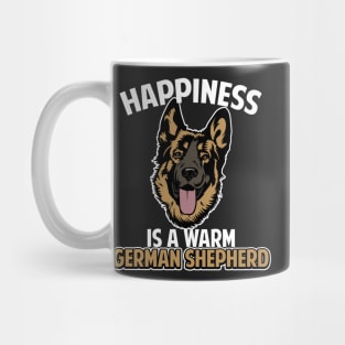 Happiness is a warm German Shepherd Gift Mug